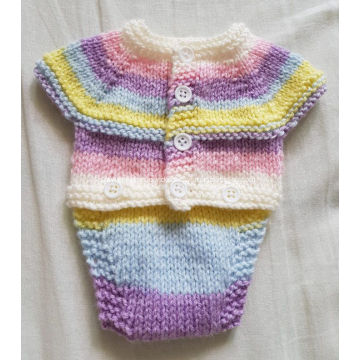 Farbgestricker Kinderpullover